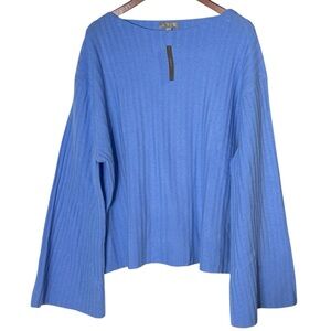 J. Crew NWT 100% Lambs Wool Ribbed Boatneck Sweater in vintage wool Size 2X